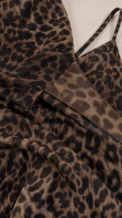Close up of fabric texture and spaghetti straps