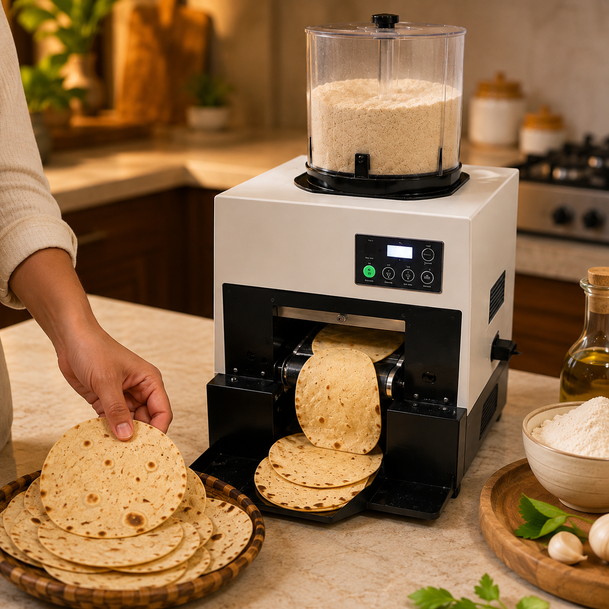 Automatic Flatbread &amp; Roti Maker