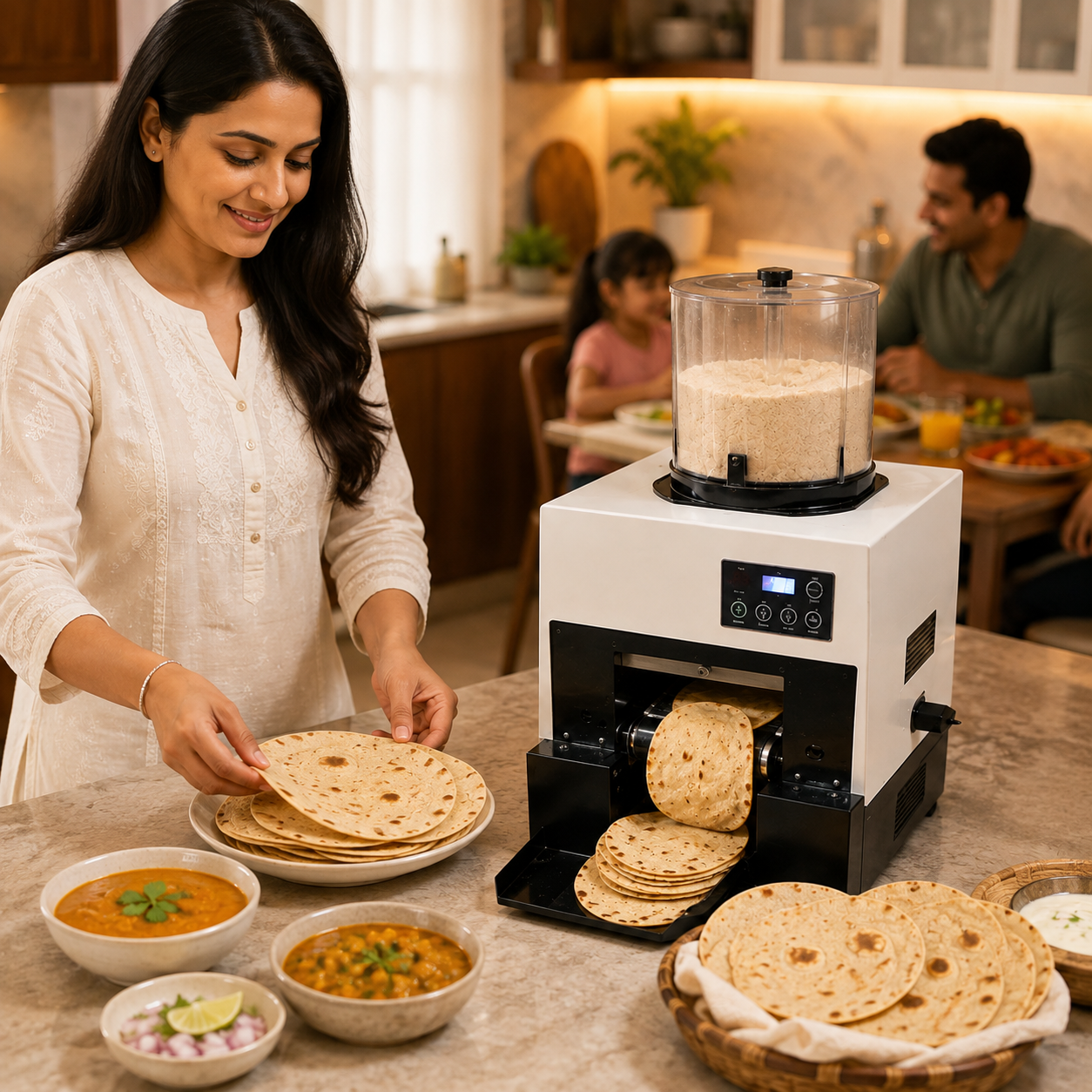 Automatic Flatbread &amp; Roti Maker