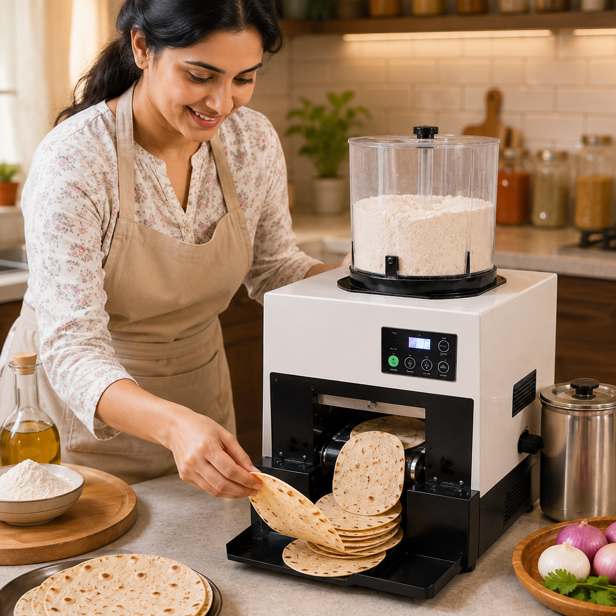 Automatic Flatbread &amp; Roti Maker