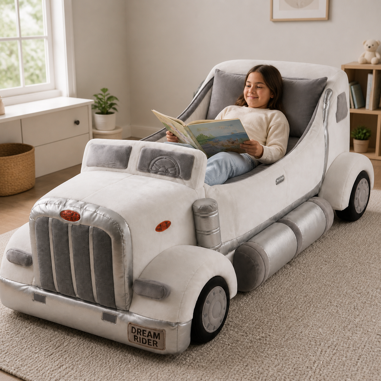 Dream Rider Plush Truck Lounger